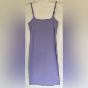 Forever 21 Lavender Bodycon Spaghetti Strap Mini Dress Size Medium